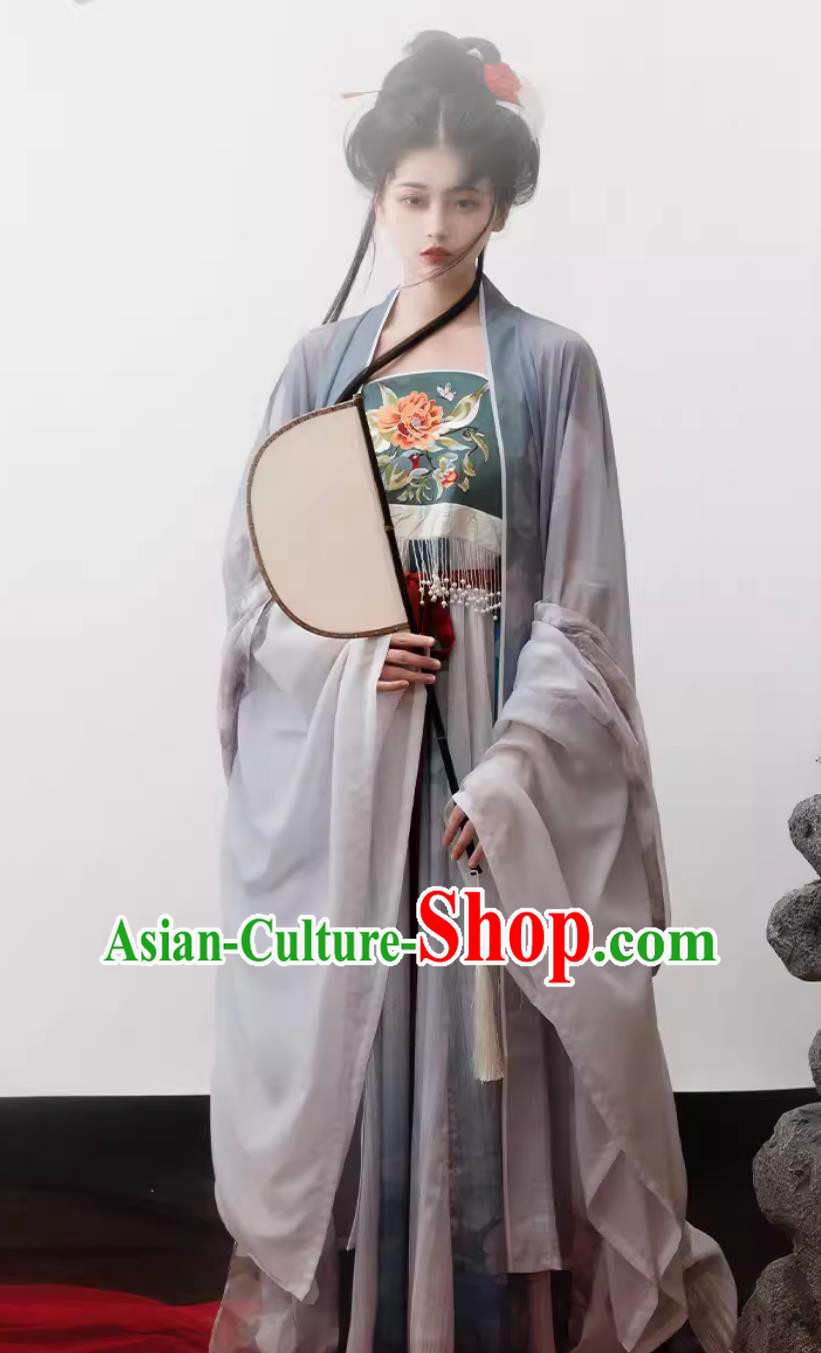 Chinese Ancient Princess Costumes Travel Photography Clothing Traditional Hanfu Tang Dynasty Hezi Dress