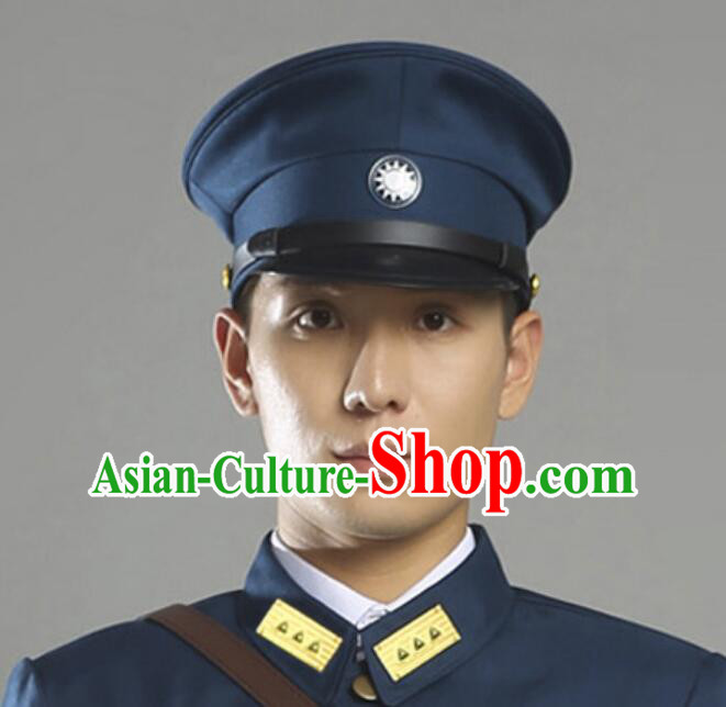 Minguo Army Cap Chinese Film TV Drama Headwear