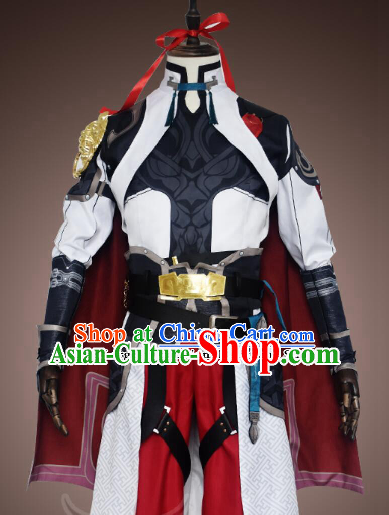 Honkai Star Rail Jing Yuan Cosplay Costume Star Dome Railway Cos Clothing Handmade General Luo Fu Outfit