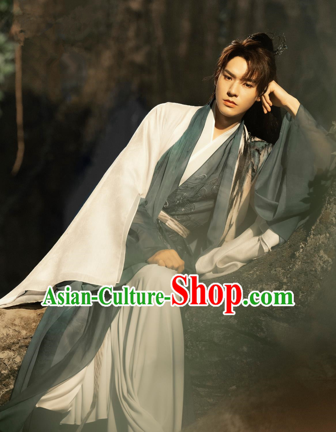 Ancient China Noble Childe Clothing Chinese TV Series Fox Spirit Matchmaker Red Moon Pact Swordsman Dong Fang Yue Chu Garment Costume