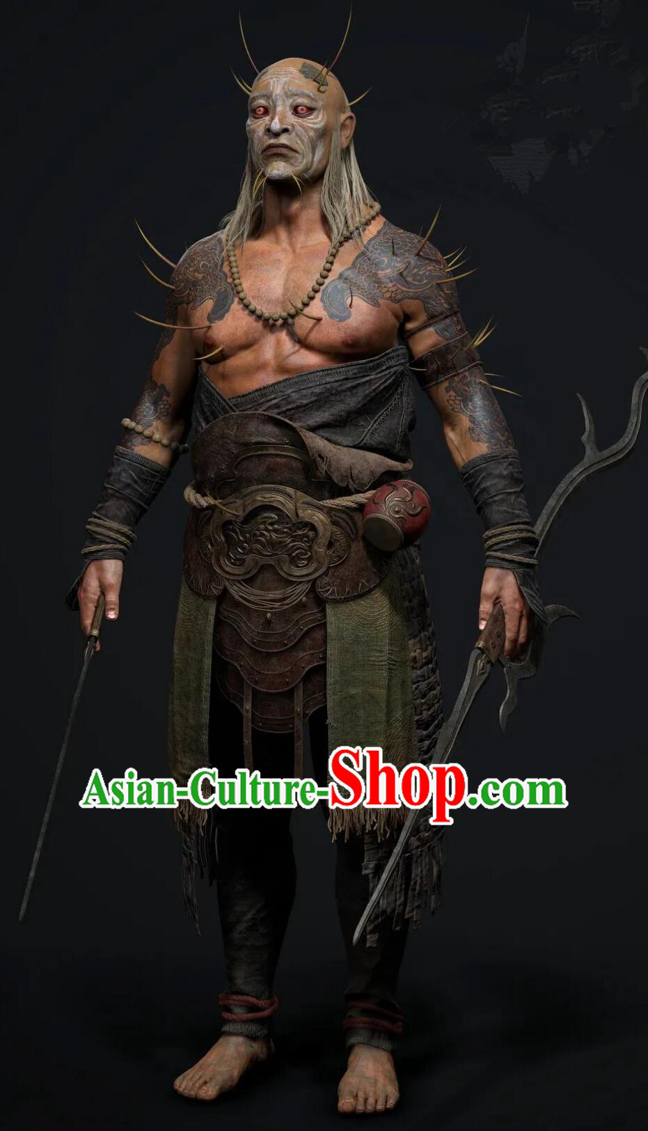 Chinese Game Black Myth Wukong NPC Costume