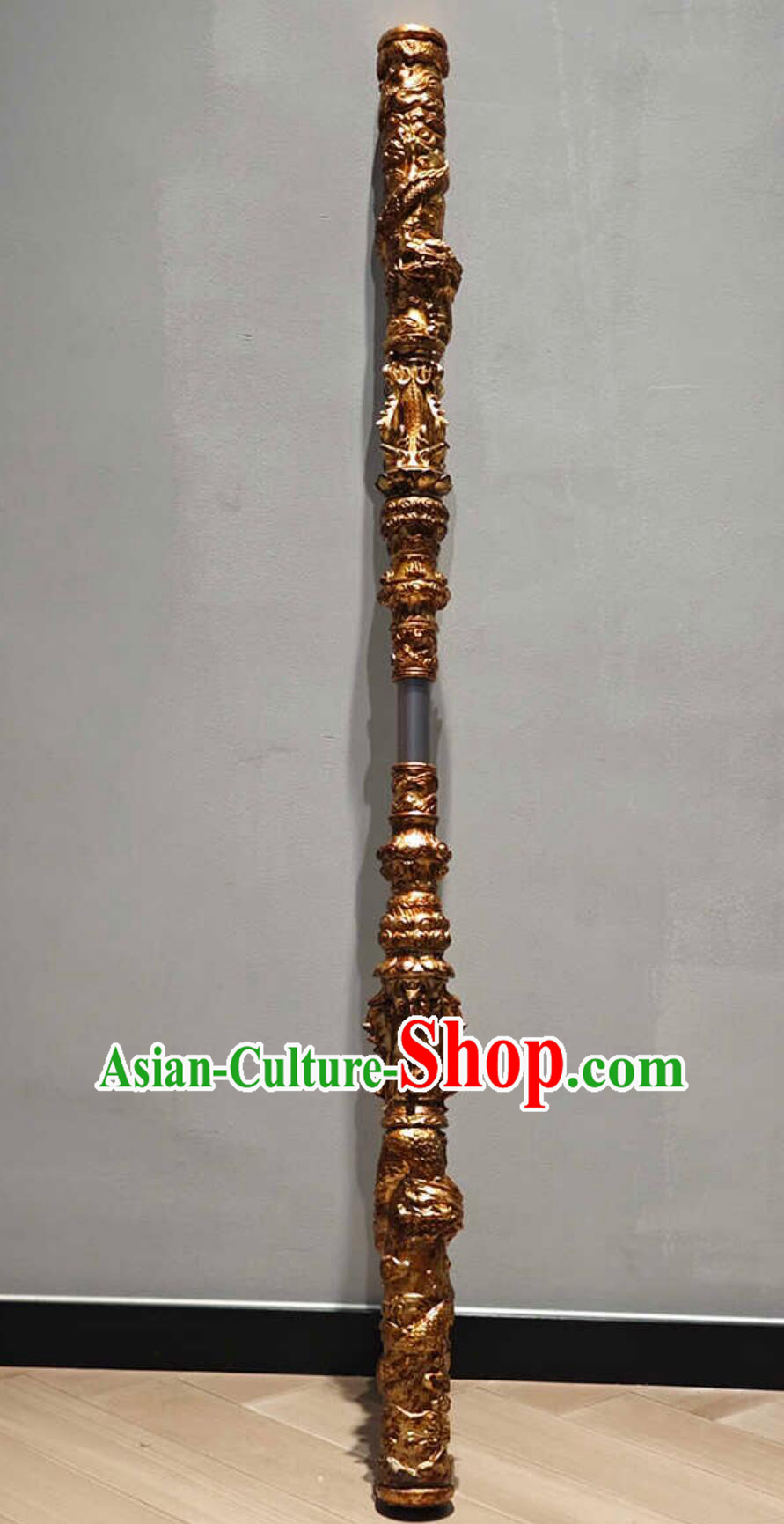 Handsome Monkey King Prop Jingu Bang Chinese Game Black Myth Wukong Scalable Golden Cudgel