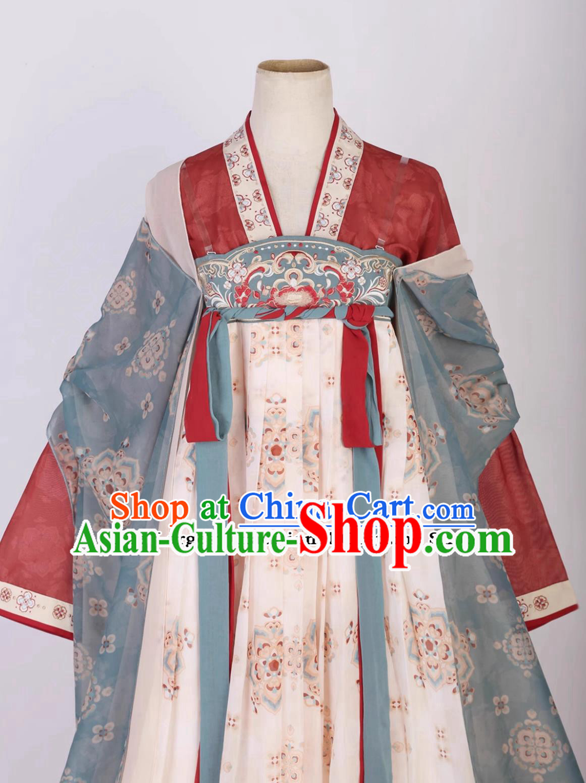 Chinese Hanfu Dress Ancient China Tang Dynasty Court Lady Clothing