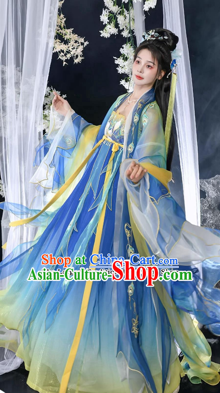 Traditional Woman Clothing Chinese Tang Dynasty Princess Hanfu Ancient China Palace Lady Costume
