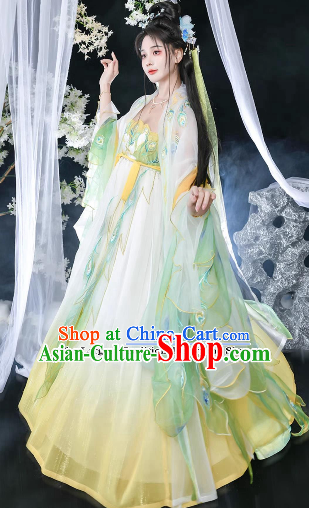 Tang Dynasty Royal Princess Hanfu Dress Ancient China Fairy Costume Chinese Traditional Female Clothing