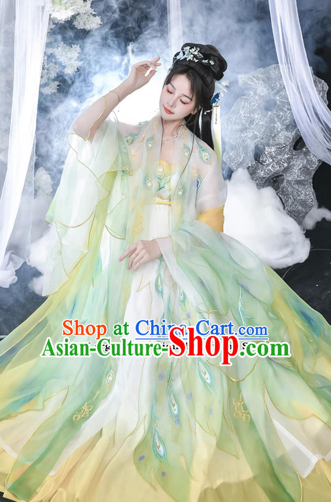 Tang Dynasty Royal Princess Hanfu Dress Ancient China Fairy Costume Chinese Traditional Female Clothing