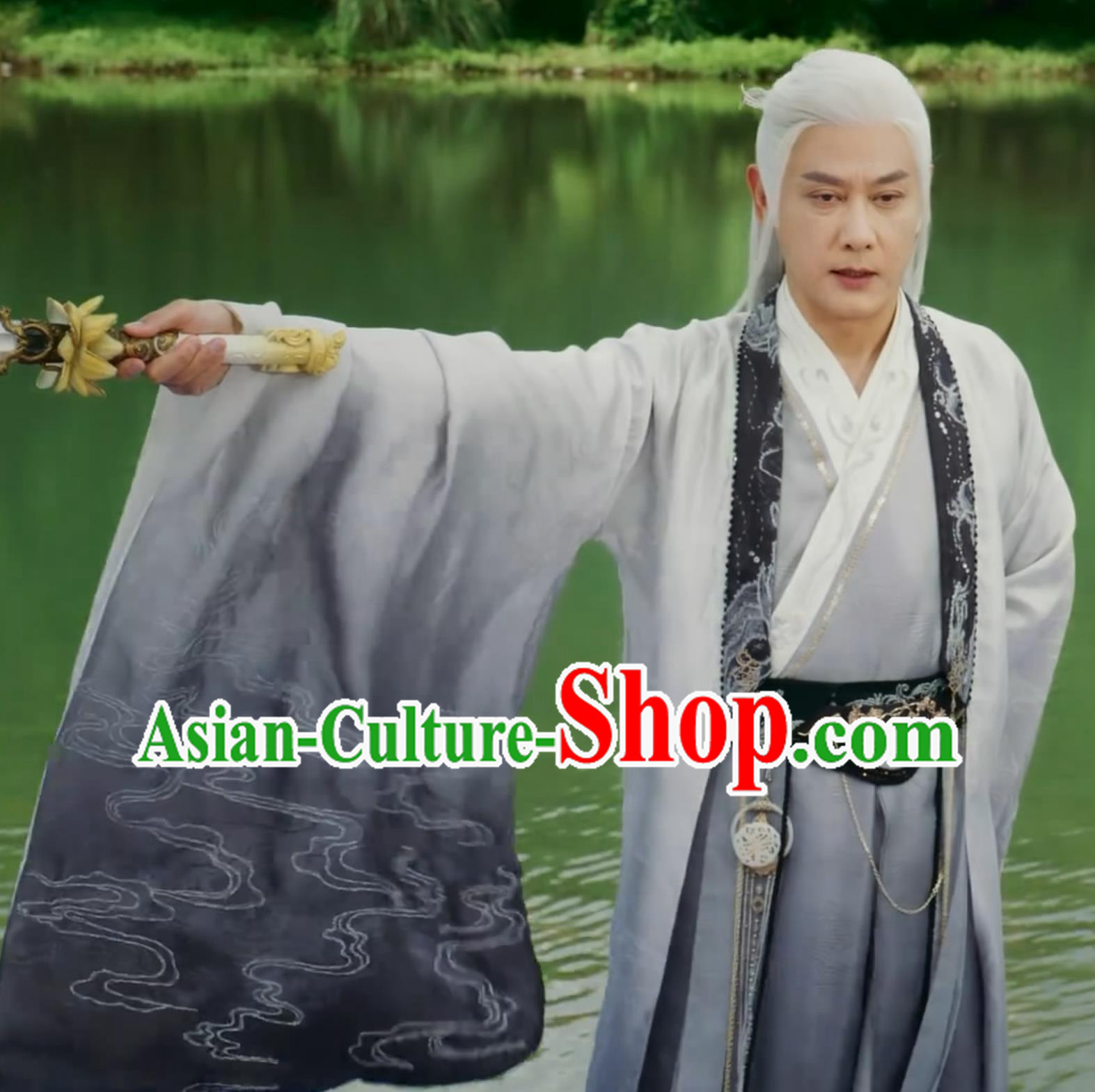 Chinese TV Drama Dashing Youth Kung Fu Master Li Chang Sheng Costume Ancient China Swordsman Clothing