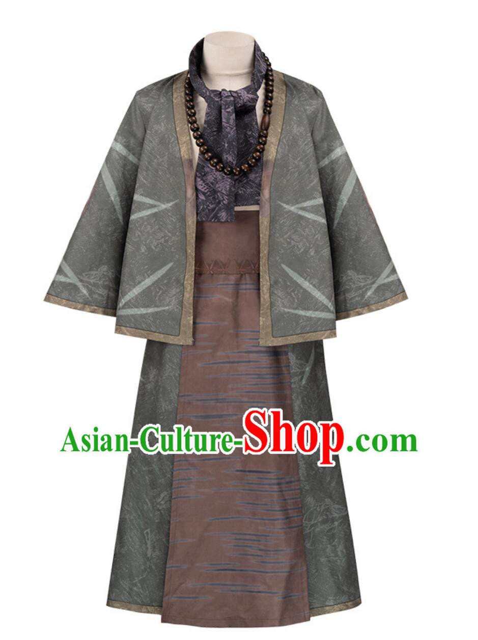 Black Myth Wukong Zhu Ba Jie Outfit Warrior Costume Ancient Chinese Monk Clothing