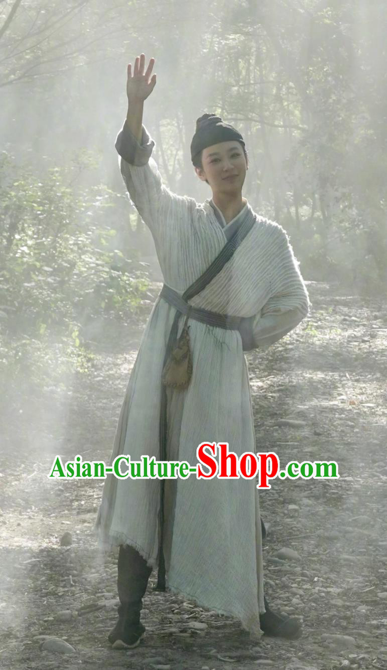 Chinese Traditional Hanfu TV Drama Lost You Forever Wen Xiao Liu Garment Costume Ancient China Civilian Clothing