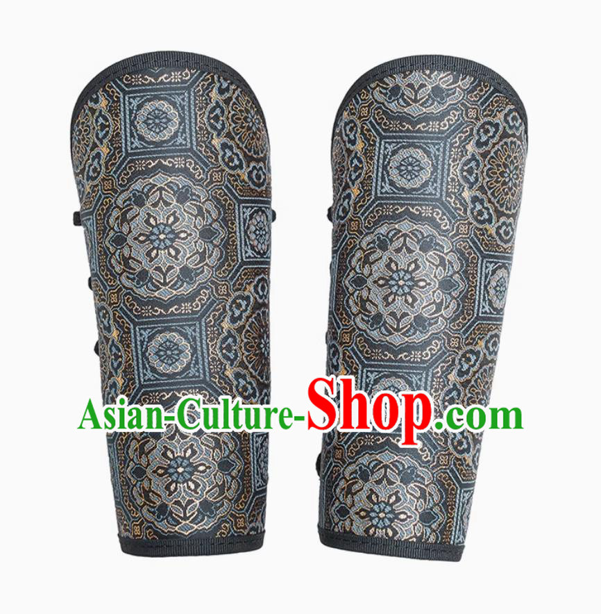 Ancient China Warrior Wrist Bands Traditional Hanfu Accessories Chinese Ming Dynasty Armguard