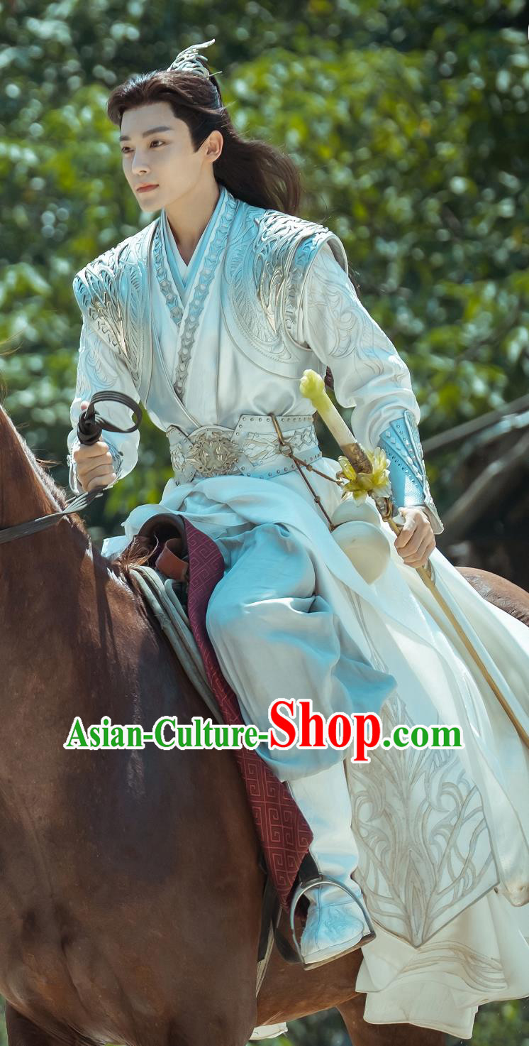 Ancient China Noble Childe Clothing Chinese Drama Dashing Youth Hero Baili Dong Jun Costume