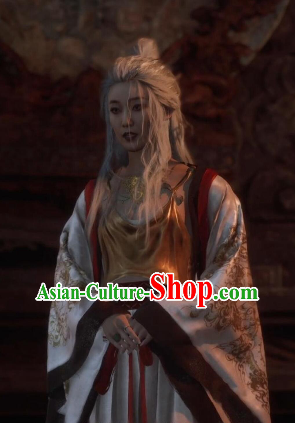 Chinese Mythology Journey to the West Princess of Iron Fan Costume Black Myth Wukong Rakshasa Woman Clothing